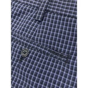 IZOD Golf Mens Navy Blue Striped Golf  Shorts size 38 Cotton‎ 9.5" Inseam